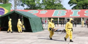 Forças Armadas e de saúde realizam simulação de atentado químico em preparação para COP30