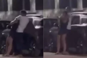 Homem é filmado agredindo mulher com ‘mata-leão’ em Barcarena